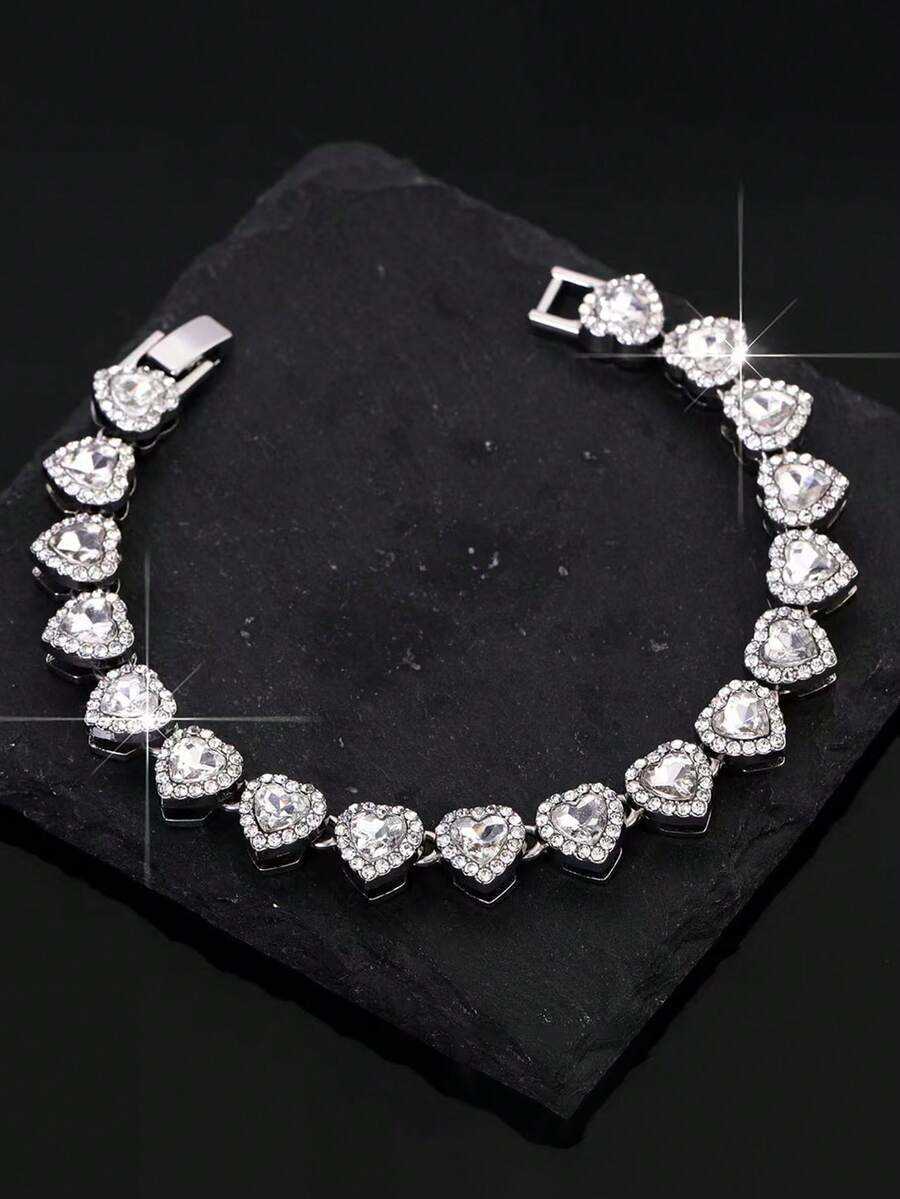 11mm Thick Chain Heart Mosaic Chain European And American Street Style HipHop Accessory Mens Versatile Necklace Couple Gift Daily Wear Perso H260731 - view 5