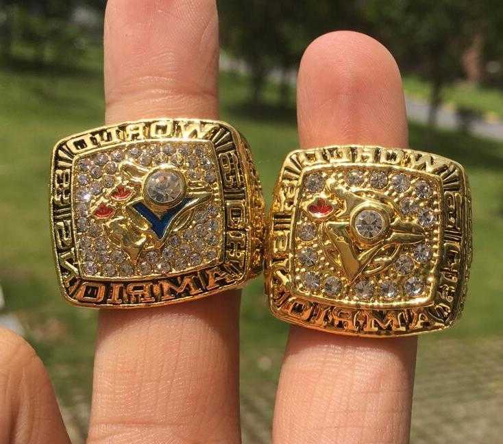 1993 Anello Del Campionato Del Campione Della Squadra Mondiale Dei Blue Jays De…