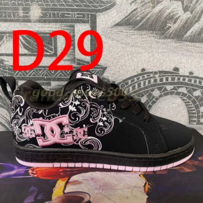 Dc Shoe Designer Formal Mens Sneaker Womens Trainer Trendy Casual Shoes Denim Canvas Leather Fashion Thick Platform Height Increase Free shipping35~45