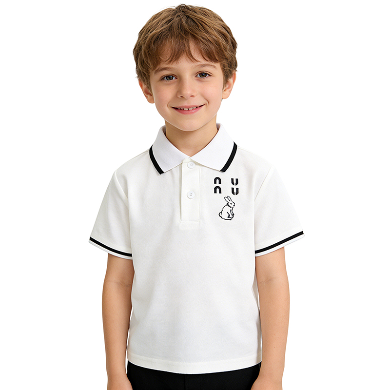 Boys designer clothes Girls Short Sleeve Polo Shirt Cotton Pique Plain Color Kids clothing Summer Casual Tee with Collar Sizes 90-160 for Toddlers to Teens