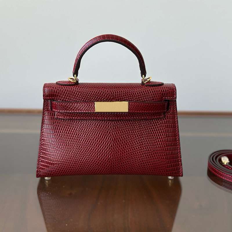 Red Bag Designer Mini Tote Bag Wallet Womens lizard pattern Shoulder Bag Genuine Leather High Quality Handbag Handheld Crossbody Bag Handbag