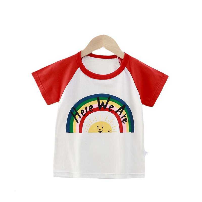 T-shirts T-shirts Children's short sleeve T-shirt cotton baby cartoon thin short sleeve girls' summer new Korean children's single T-sh