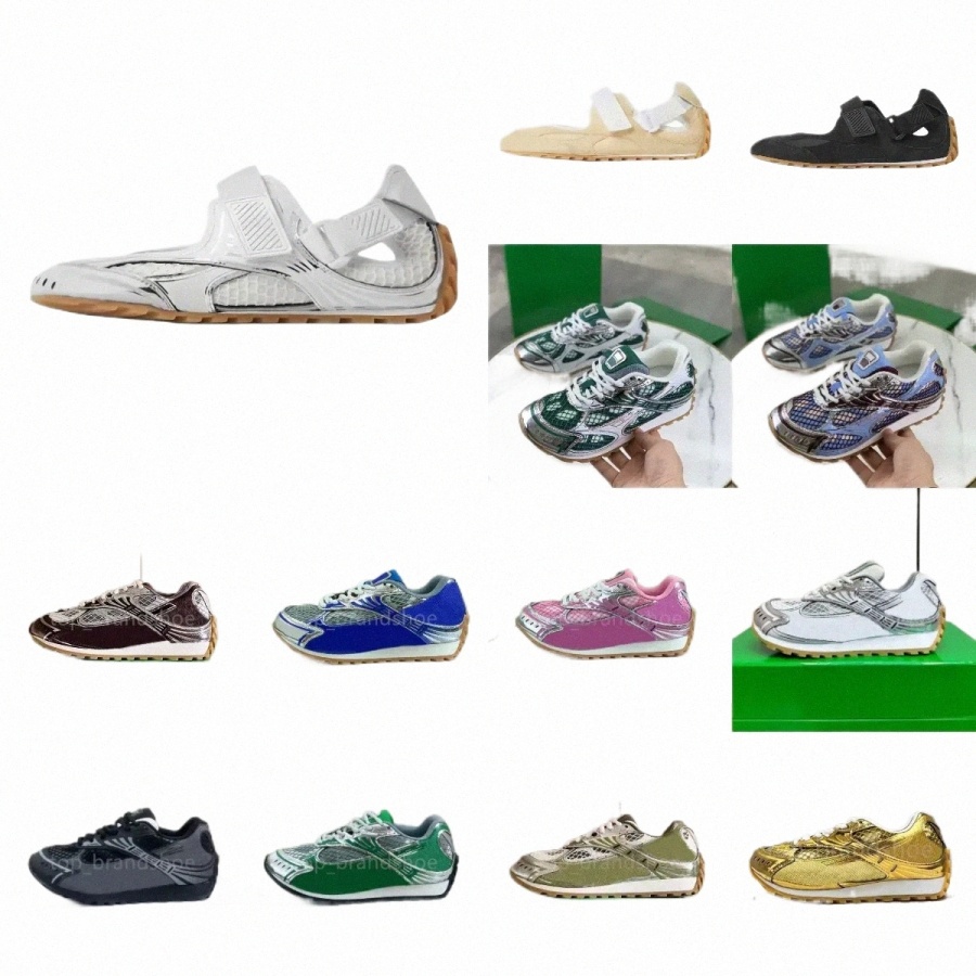 size 35-47 Designer gold Sneakers Runner Casual Shoes Women Shoe Stylish Unique Fishnet Upper Men Vintage Versatile Lightweight Technical Mesh Runner o9oW#