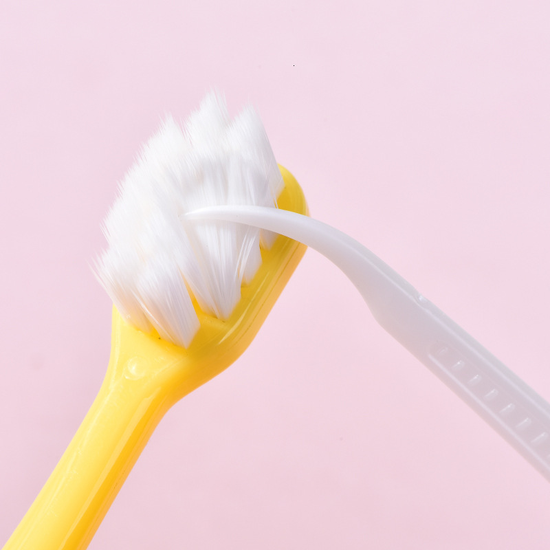 Cartoon Bee Kids Toothbrush Soft Bristles For 0-12 Years Old Baby Home Use