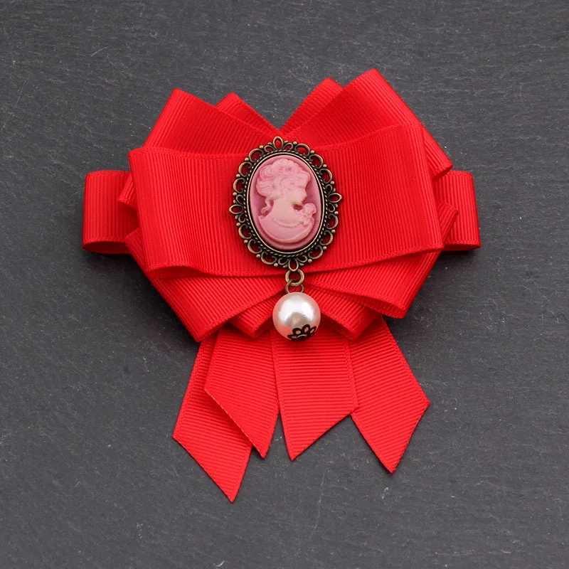 Women New Retro High-end Corsage Accessories Fabric Ribbon Clothing Accessories Bow Brooch Ppin H1285 Z260401