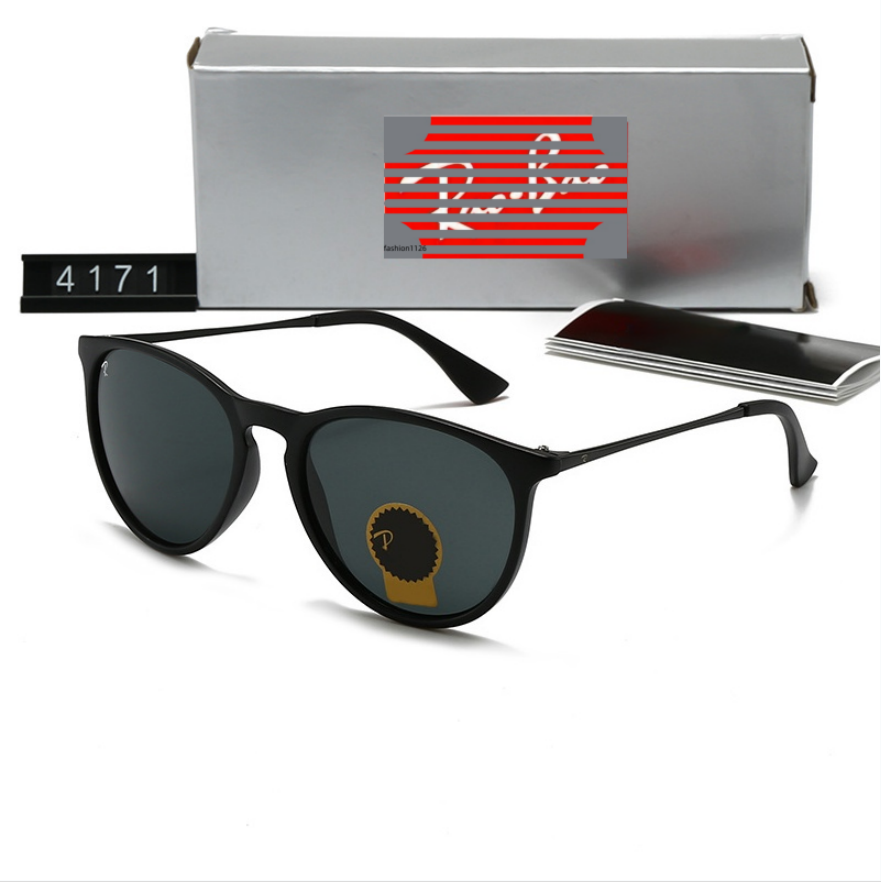 Luxurious sunglasses Designer sunglasses Classic Round Metal Sunglasses UV400 Protection Men Women Fashion Outdoor Driving Fishing Eyewear Shades With a boxAAAA