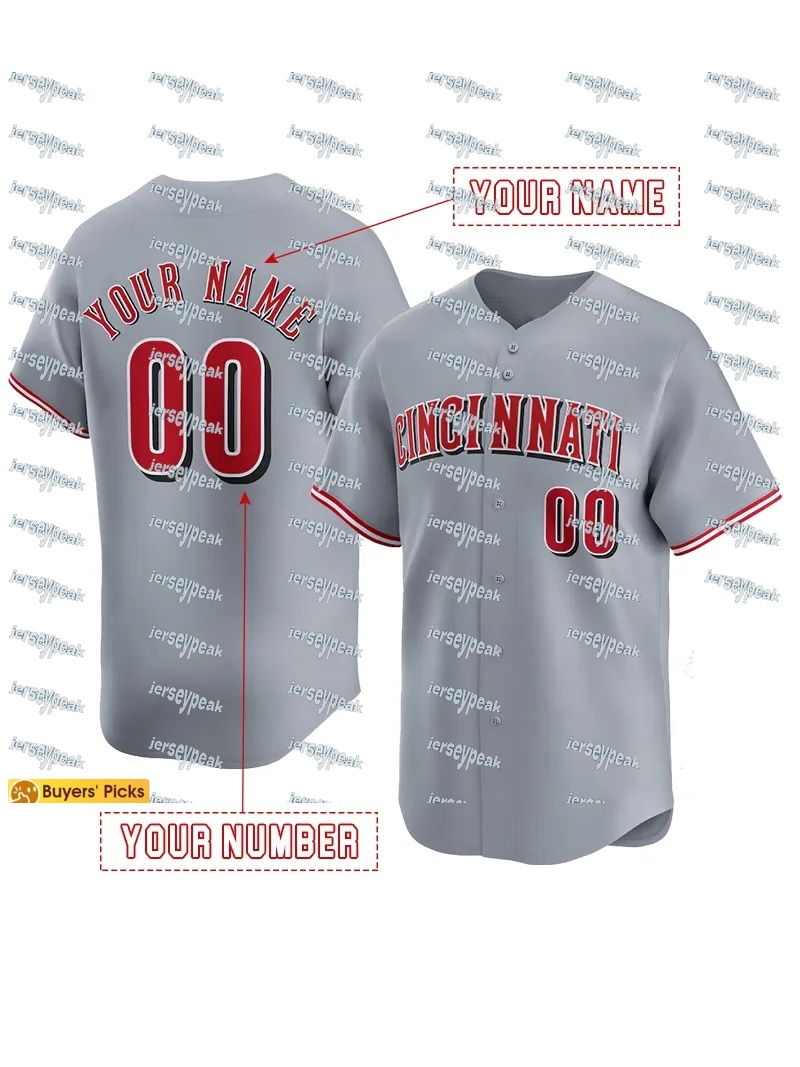 44 Elly De La Cruz 2026 City Connect Jersey Brady Singer Matt McLain Hunter Greene Eugenio Suarez Spencer Steer Tyler Stephenson TJ Friedl Myers Natha