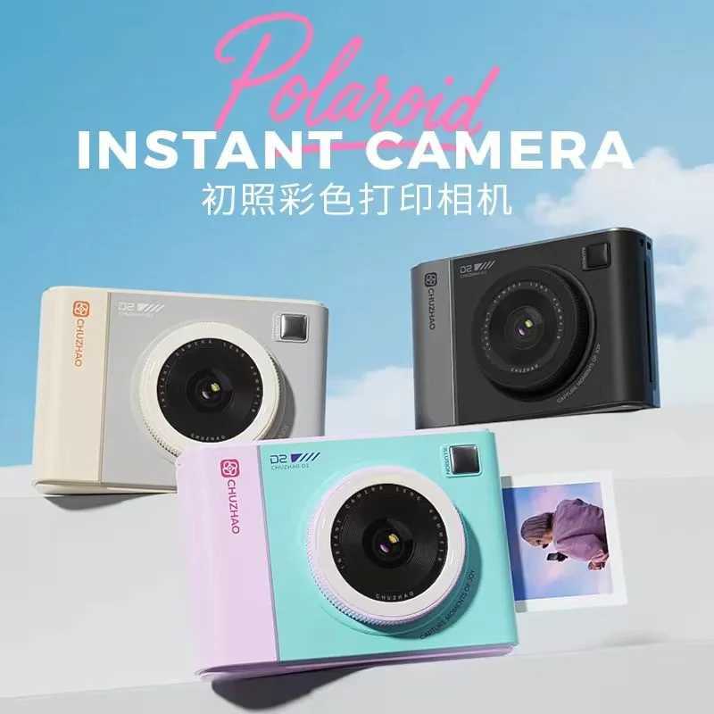 Chuzhao D2 Instant Camera Digital Retro Ccd High-Definition Cameras Travel Portable Small Camer Custom Girl CamerasT260401
