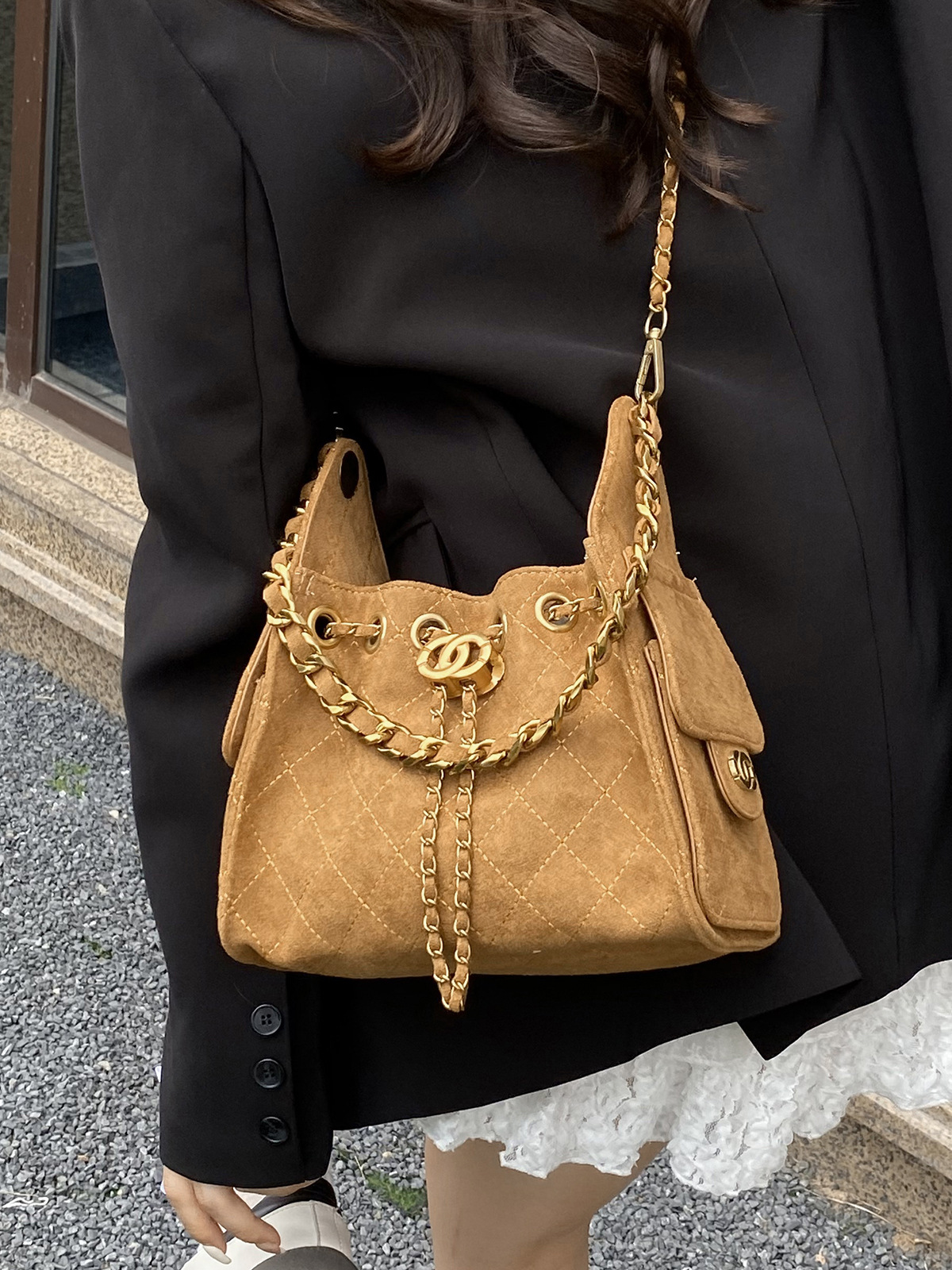 Free Shipping Designer Totes Elegant Durability: Premium Fabric Everyday Designer Tote Bag Graceful Elegant All-match