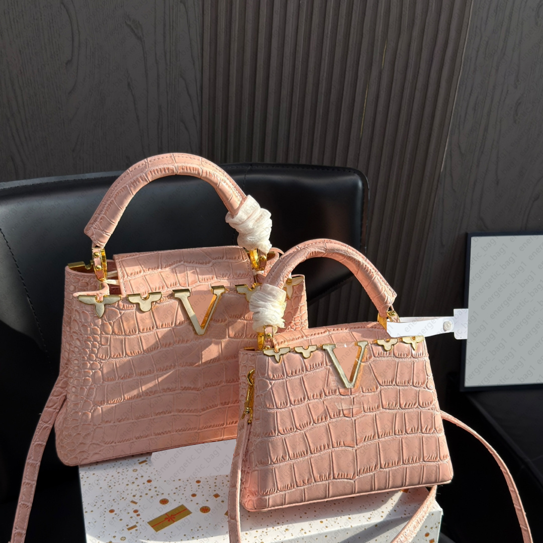 Handle Women Designer Shoulder Bags Fashion Bag BB Totes Lady Bags Crossbody Bag Aurillon Leather Handbags Woman Mid Size Luxury Purse Handbag Noble Women Bag flower