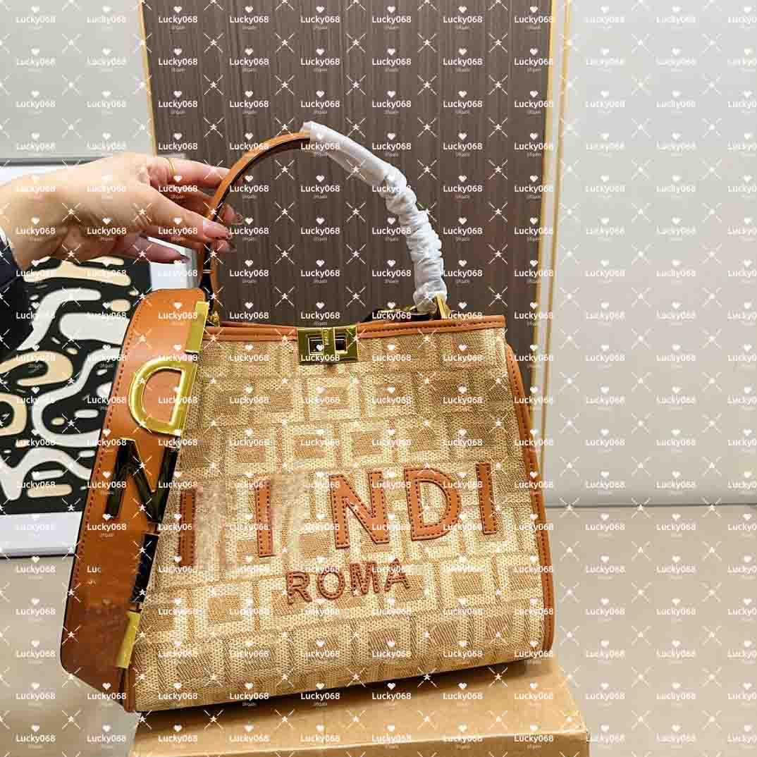 Italy Design Handbags Women Cowboy Genuine Leather Shoulder Bags Designer Bags Tote Lady Peekaboo ISeeU Petite Handbags Crossbody Bags Purse Women Satchel Purses