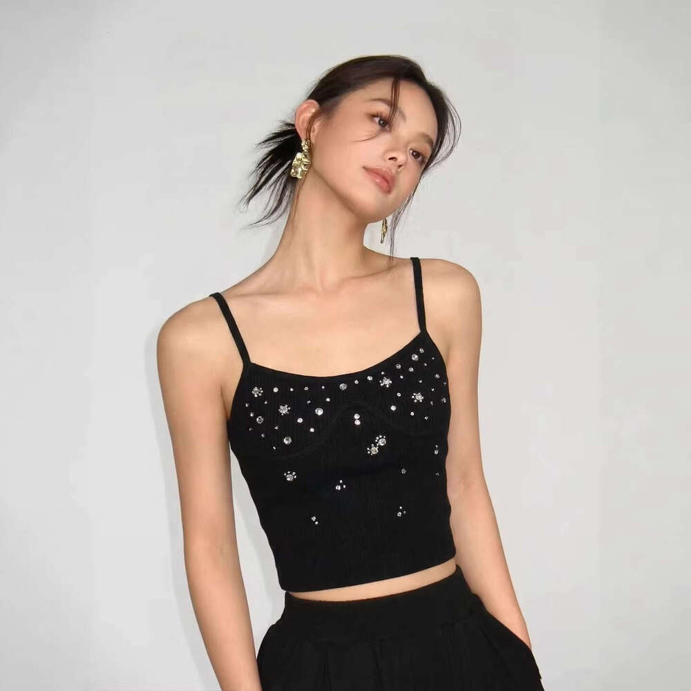 2026 Spring New Designer Fashion Casual Handmade Beaded Hoodie k30 Women's Knitted Top