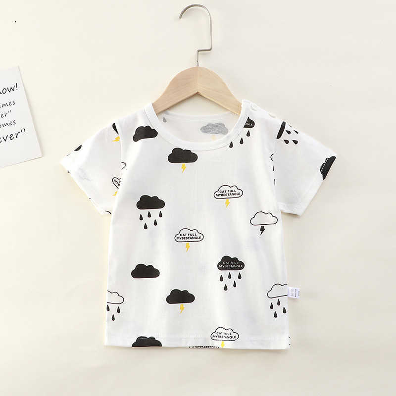 T-shirts T-shirts Children's short sleeve T-shirt cotton baby cartoon thin short sleeve girls' summer new Korean children's single T-sh