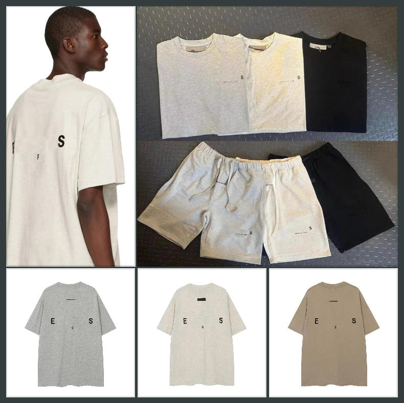 Designer Men's Tracksuits Letter Breathable Loose Cotton Tops Tshirt Shorts Set Summer Sports Breathable Basketball Suit Men Streewear