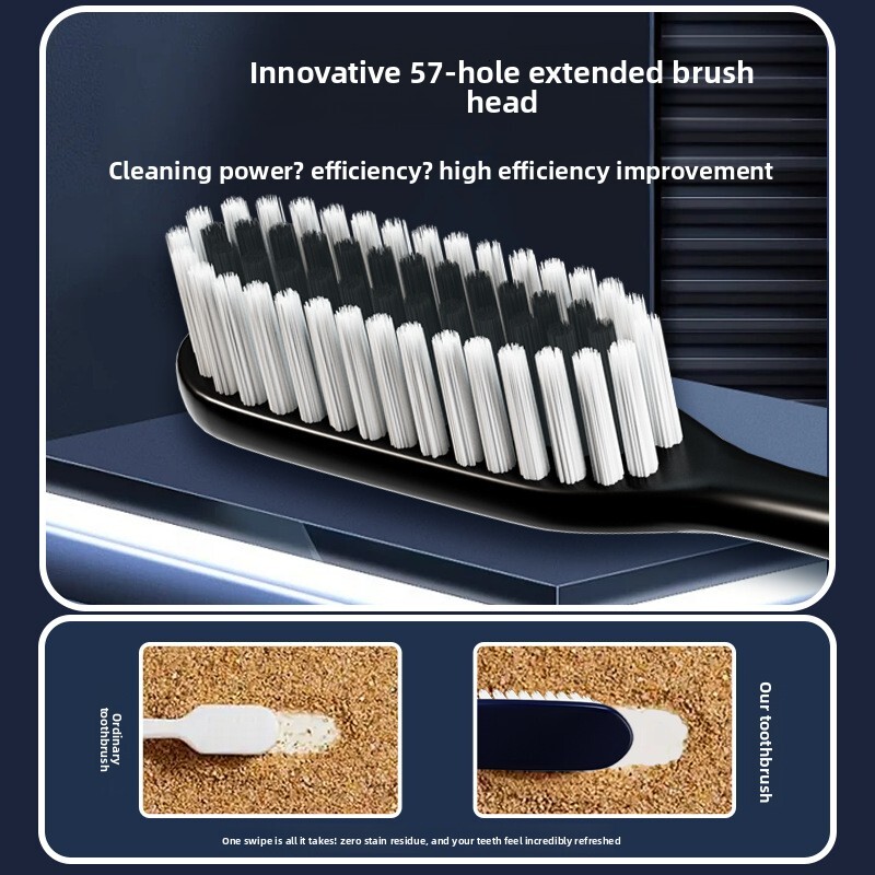 Toothbrush Floral Extra Long Hair High End Texture Ultra Fine Soft For Home And Couples High Value Luxurious Gift Box