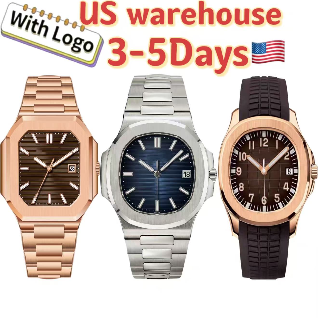 AAA Mechanical watches men designer luxury watch 2813 movement sapphire glass waterproof Stainless steel Rubber Strap Wristwatches reloj montre