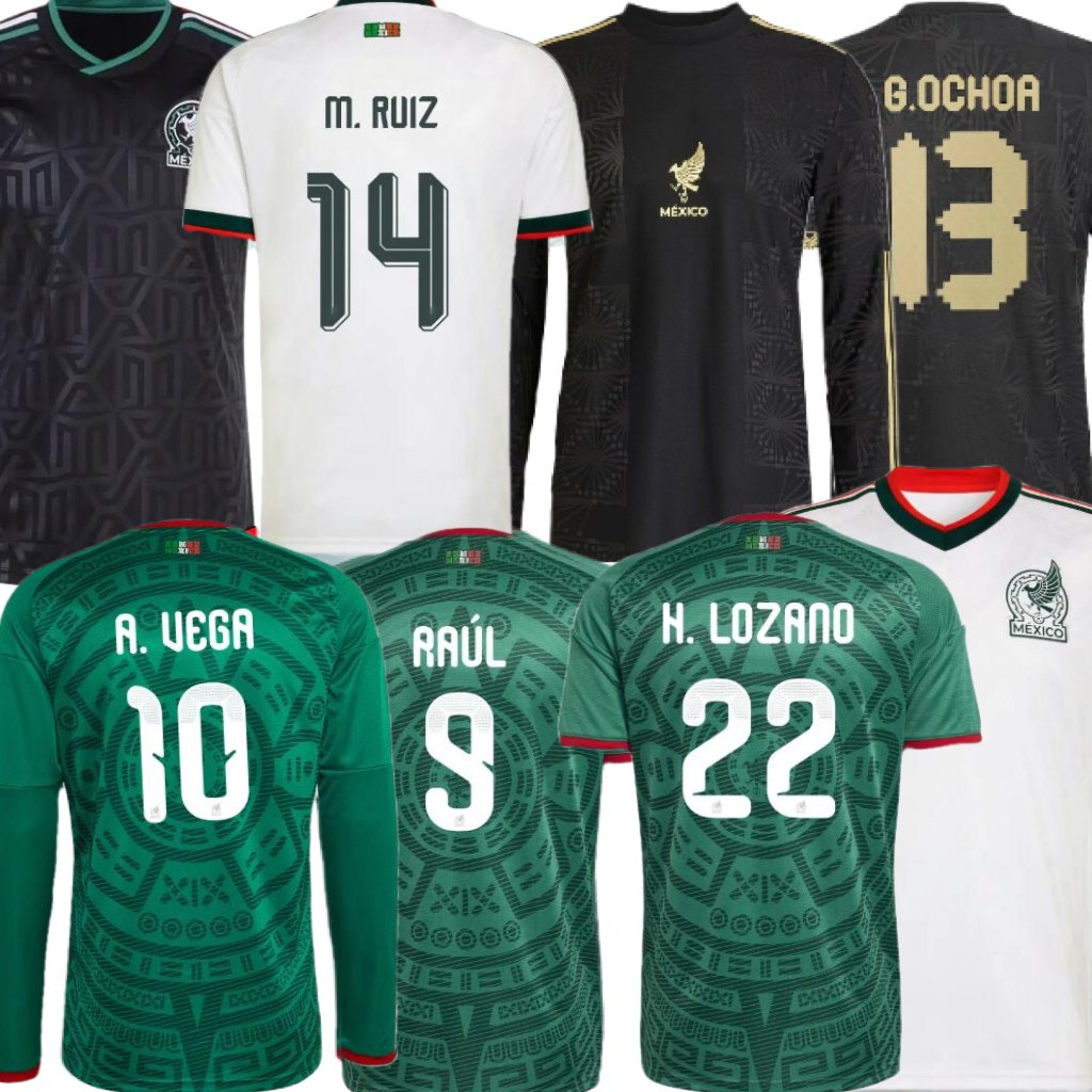 2026 2027 Mexico World Cup soccer jerseys national J.VASQUEZ A.VEGA S.GIMENEZ RAUL H.LOZANO CHICHARITO K.ALVAREZ R.ALVARADO G.BERTERAME 26 men women kid football shirts