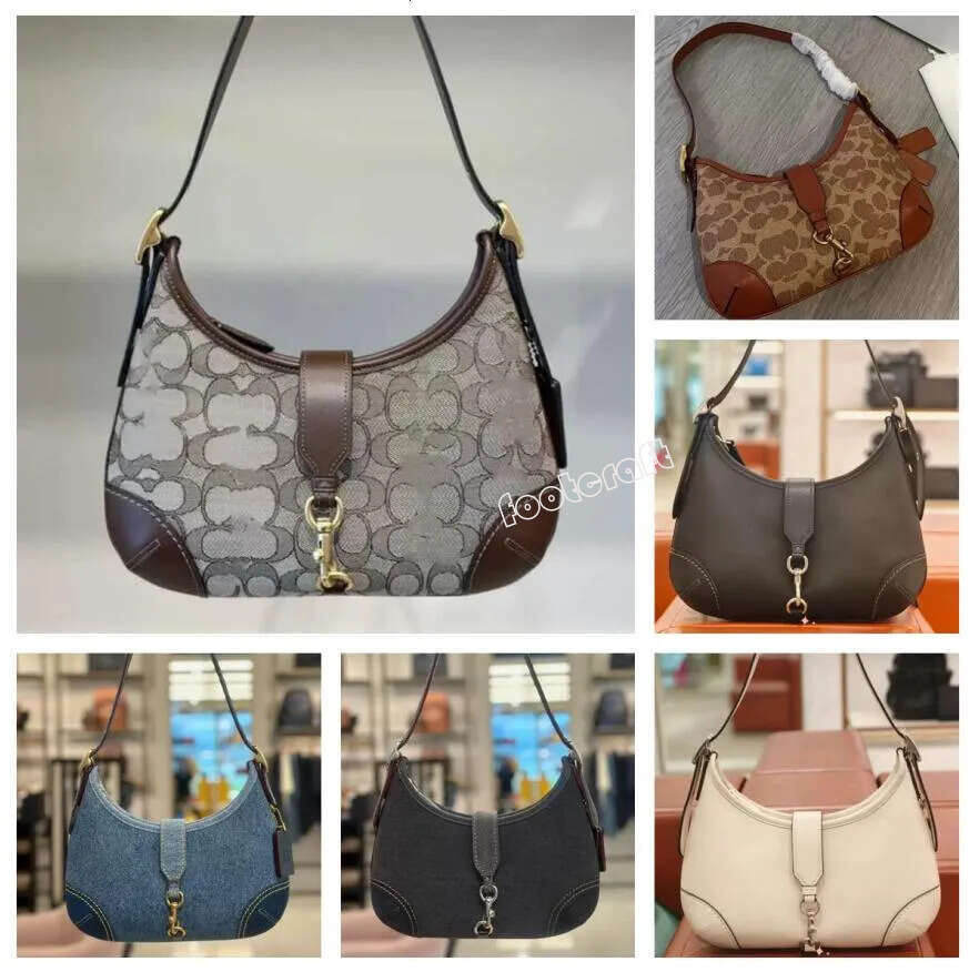 10AA Luxury Designer Hobo Bag Women's High Quality Genuine Leather Hamptons 26 Shoulder Bag Classic Half Moon Juliet Crossbody Handbags 2026