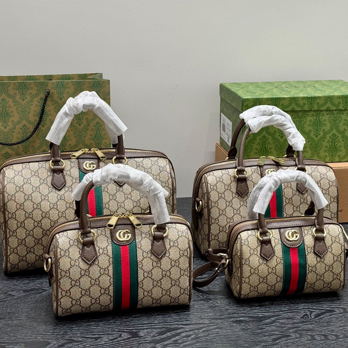 Designer Bag Luxury Bags Shoulder Bags Tote Bags Women's Boston Bag Crossbody Bag Canvas and Leather Patchwork Classic Print Handbags Detachable Straps Pillow Bags