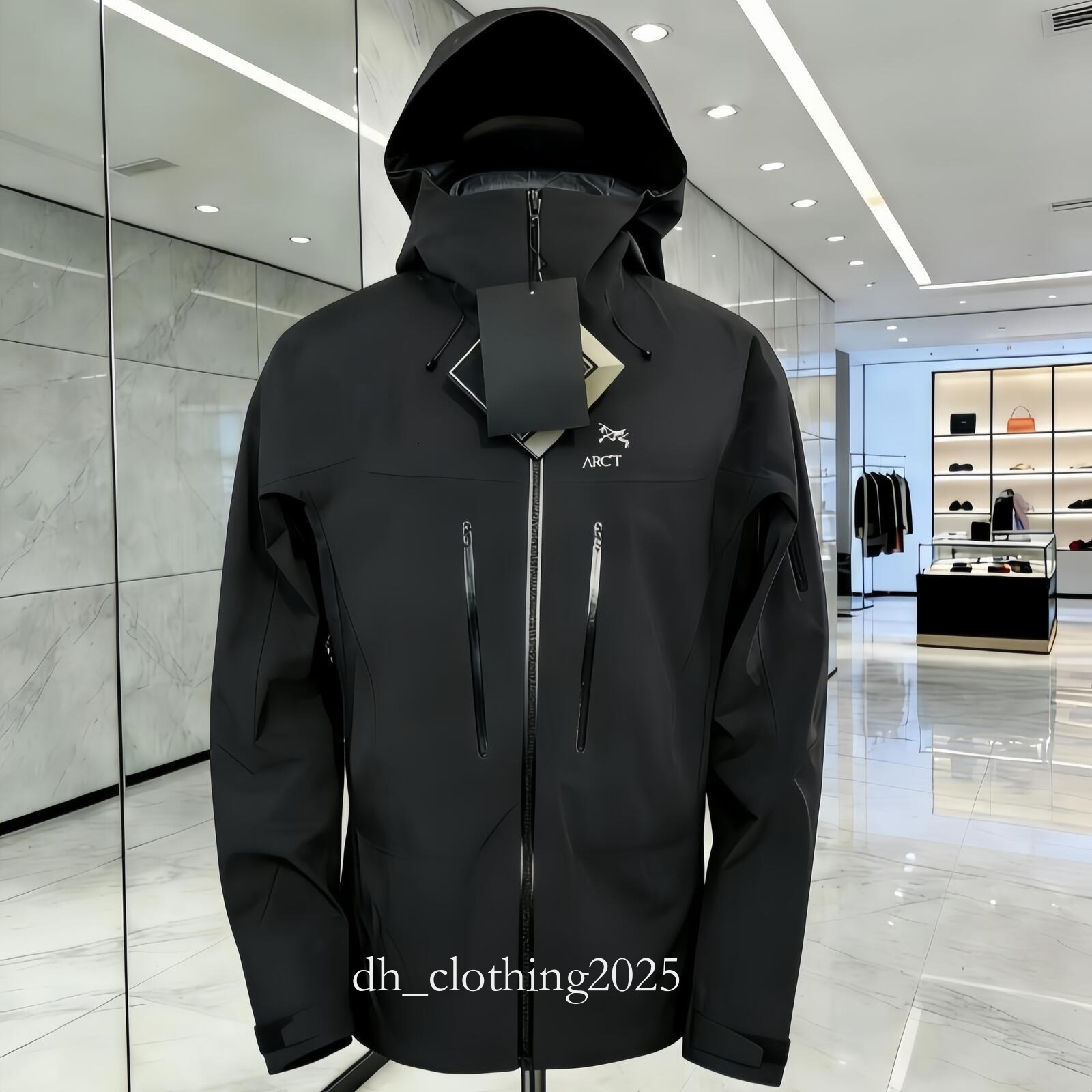 Arcteryxsity Ski Jacket Men Women Goretex Hard Shell Zip Up Waterproof Hood Windbreaker High Quality Designer Fashion Clothes Artery Jacket Trend Coat Arcs Jacket