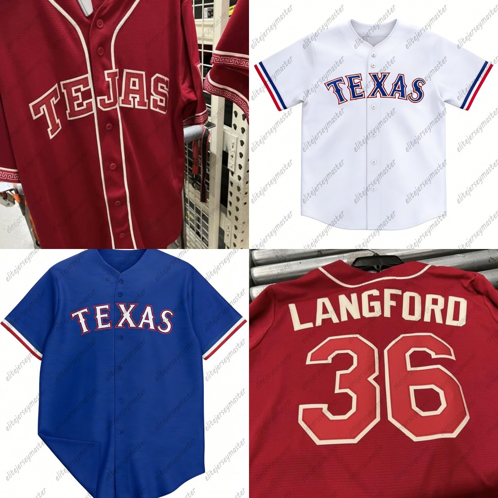 5 Corey Seager 2026 City Connect Evan Carter 32 Wyatt Langford 36 Josh Jung 6 Brandon Nimmo 24 Andrew McCutchen 4 Personalized Customized Baseball Jer