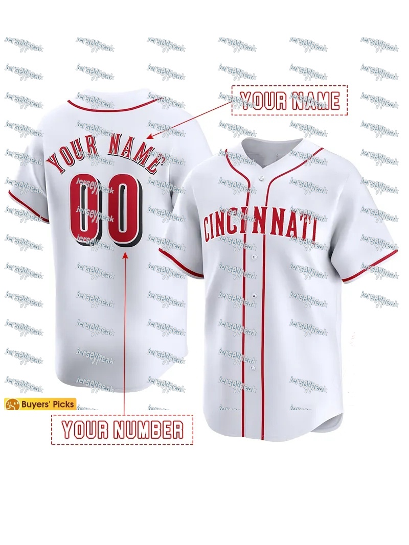 44 Elly De La Cruz 2026 City Connect Jersey Brady Singer Matt McLain Hunter Greene Eugenio Suarez Spencer Steer Tyler Stephenson TJ Friedl Myers Natha