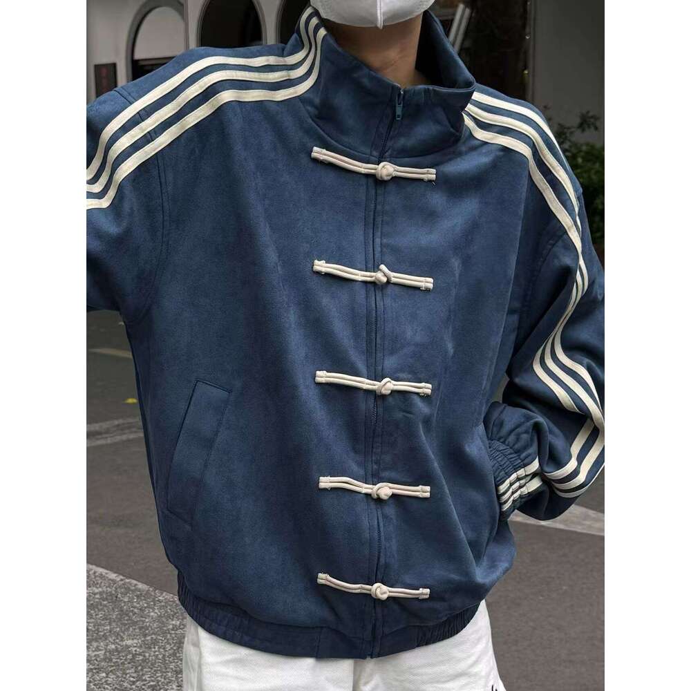 Men's Jacket Stand Collar hoodie Chinese New Year Style hoodies for men Buttons Retro Tang clothes Single Breasted classic women Luxury fashion c
