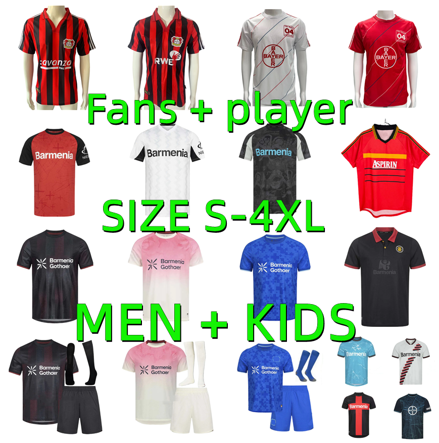 23 24 25 26 Bayer LeverkusenS Soccer Jerseys 2025 2026 WIRTZ FRIMPONG GRIMALDO BONIFACE PALACIOS SCHICK TILLMAN 00 01 02 Retro Football Shirt Player Version Men Kids