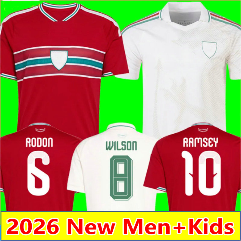 2026 wales soccer jersey 26 27 fans player home away CULLEN BROOKS WILSON JOHNSON Williams AMPADU RODON football shirts men Kids uniforms size S-4XL maillots de foot