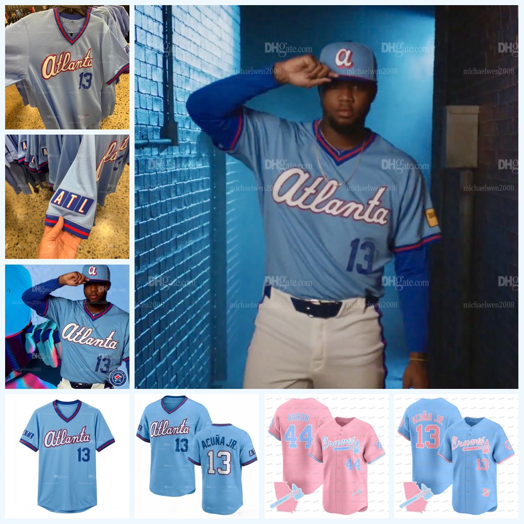 Atlantas Braves 2026 City Connect Jersey Ronald Acuna Jr. Michael Harris II Austin Riley Matt Olson Mauricio Dubon Ozzie Albies Drake Baldwin Jose Suarez Strider 123