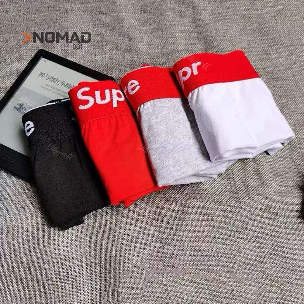 supremely underware 5 pieces/Men's Panties supremely boxers Fashion Designer Cotton Men's Women's panties Boxer shorts boxers for men 397