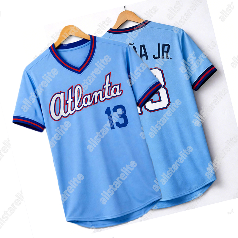 Personalized Customized Ronald Acuna Jr. 2026 City Connect Matt Olson Austin Riley Dale Murphy Stitch Letter Number Baseball Jersey