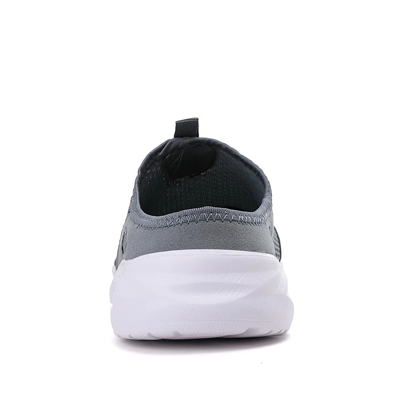 Plus size 39- 47 Summer Men Half Slippers Lightweight Casual Shoes Outdoor Male Flat Slippers Anti-slip Mesh Slip on Loafers 260625 - view 6