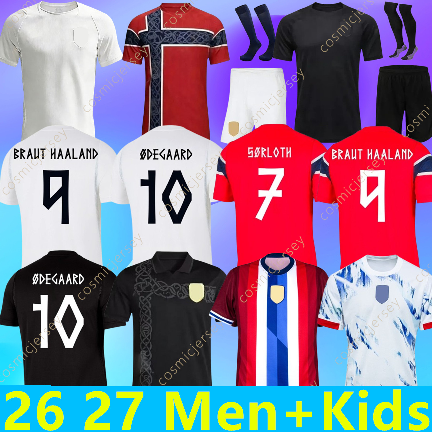 Norway HAALAND 26 27 World Cup 2026 2027 soccer jerseys SORLOTH NUSA AASGAARD Odegaard HORN MYHRE DONNUM RYERSON MOLLER WOLFE AJER STRAND BOBB football shirt kids kit