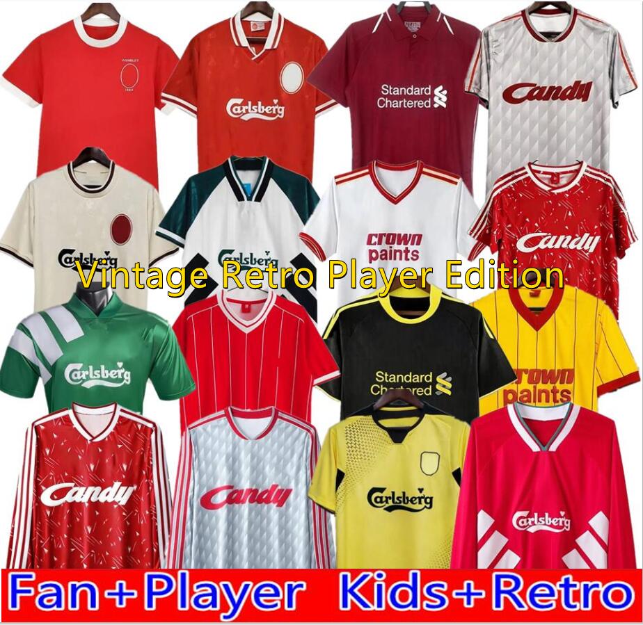 89 91 93 95 01 02 Liverpool Retro Soccer Jerseys 1965 2005 2006 2008 2009 2010 2011 RUSH FOWLER TORRES SUAREZ OWEN BARNES COUTINHO McMANAMAN Men Football Shirt