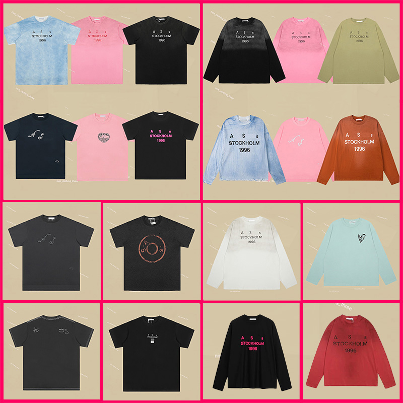 acnestudiostshirt Men T Shirt for ostshirt mens Tshirt long sleeve hoodie Washed graphic tee shirt Letter Round Fashion Hip Hop Cotton Woman Sweatshirt