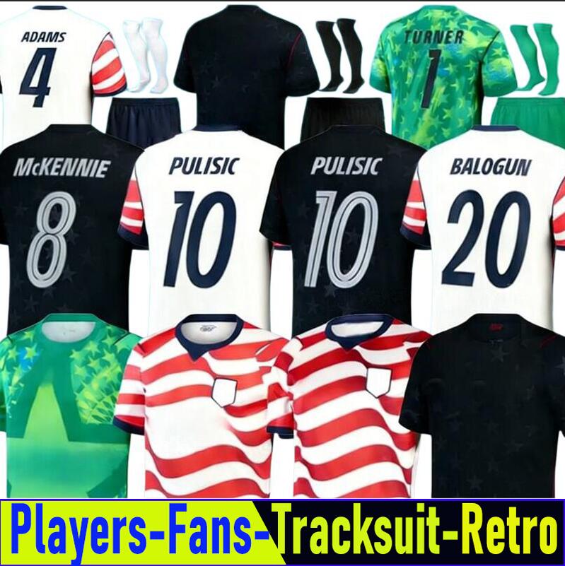 2026 World Cup PULISIC BALOGUN Jersey AARONSON WRIGHT ARFSTEN DEST 26 27 America Football Shirt United States Camisetas USA USMNT Fans PLAYER Men kids Kits