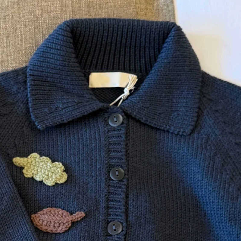 Cardigan Cardigan Boys' Sweaters Children's Spring and Autumn Clothing New Fashionable Knitted Cardigans Girls' Trendy Thickened Warm C