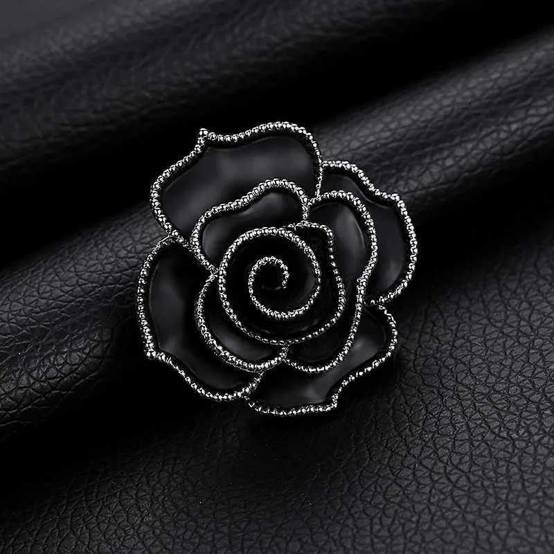 Trendy Camellia Women Brooch Elegant Flower Pins Female Wedding Party Daily Coat Dress Scarf Clothing Accessories Jewelry Gift Z260401