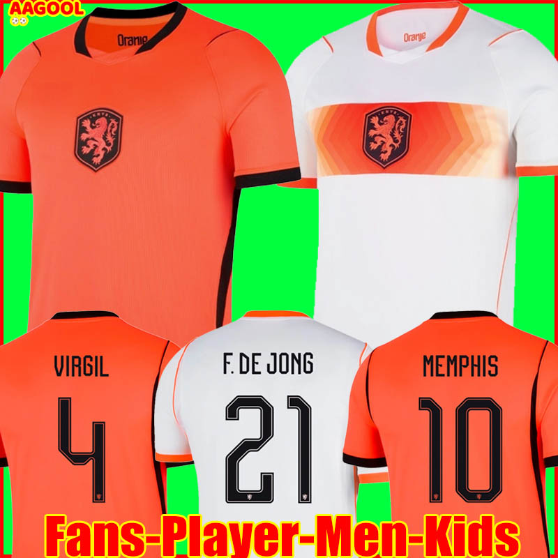 Netherlands football jersey 2026 World Cup Kit Soccer Jersey MEMPHIS GAKPO GRAVENBERCH F. DE JONG DE LIGT J.TIMBER VAN DE VEN Dutch Holland football shirt men kids set