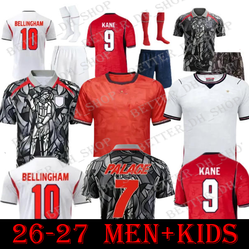 2026 world cup eNGLanD men size jersey BELLINGHAM home Soccer Jerseys RICE SAKA FODEN STONES GREALISH KANE Men Kids fans player Football Shirt S-4XL