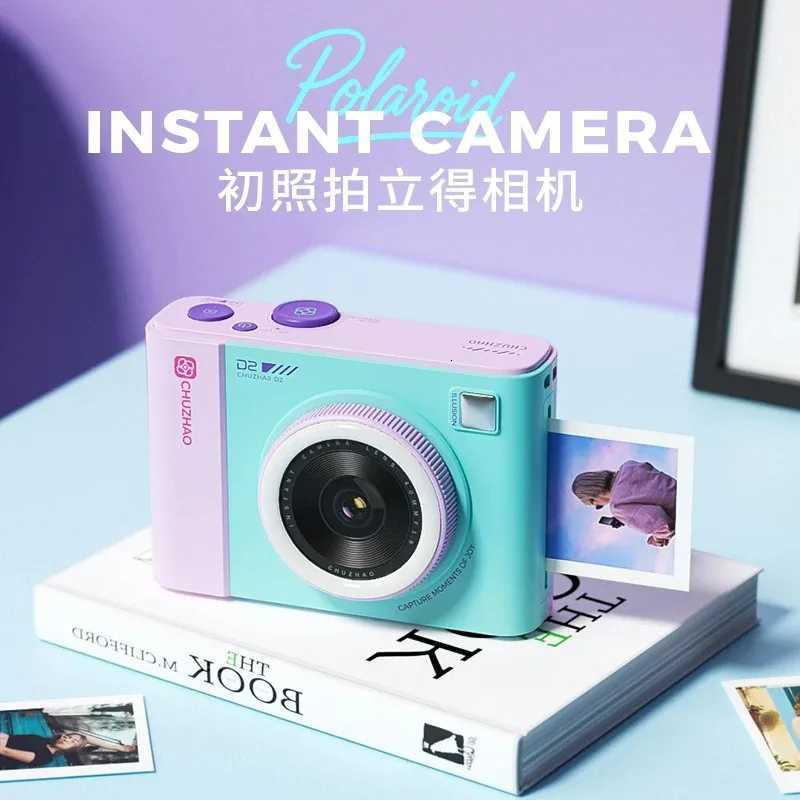 Chuzhao D2 Instant Camera Digital Retro Ccd High-Definition Cameras Travel Portable Small Camer Custom Girl CamerasT260401