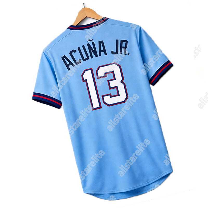 Personalized Customized Ronald Acuna Jr. 2026 City Connect Matt Olson Austin Riley Dale Murphy Stitch Letter Number Baseball Jersey