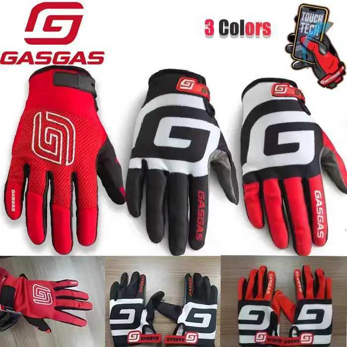 gasgas Touch Screen Motorcycle Gloves Downhill MTB DH MX MTB Riding Gear Protective Gloves 3 H260331