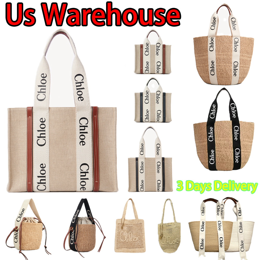 Tote Bag Designer Bag Beach Bag Large Capacity Bag Summer Woven Fabric Bag Linen Canvas Shoulder Bag Luxury Women's Handbag Beige Woody Printed Bag Handwoven Straw Bag
