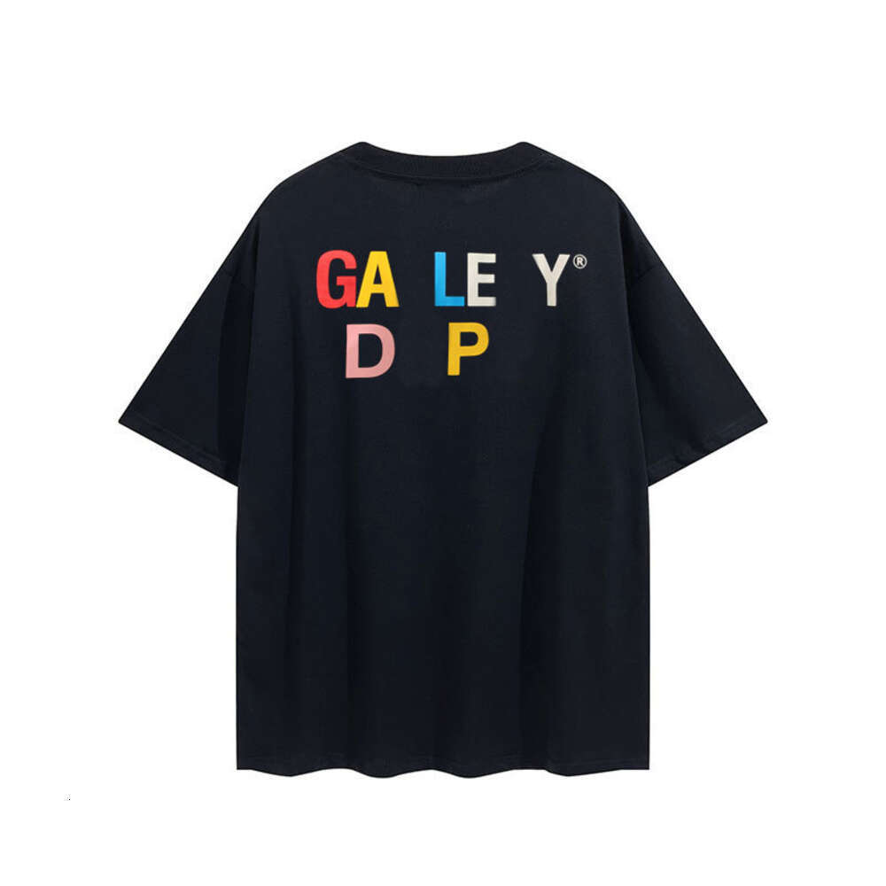 Gallary T Shirts Mens Designer Letters Print Graphic Tee Shirts Casual Street Wear Shorts Sleeve High Quality Cotton Tshirt Depts Summer Clothing Asian Size D01