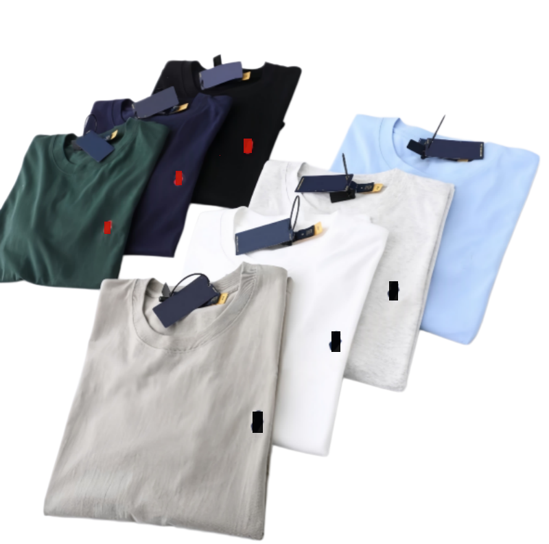 Mens Polos T-shirt Designer Pure Cotton Men Tees Round Neck Short Sleeves Brand Summer Top Pony Embroidered RL Womens Classic leisure Tshirts Polos