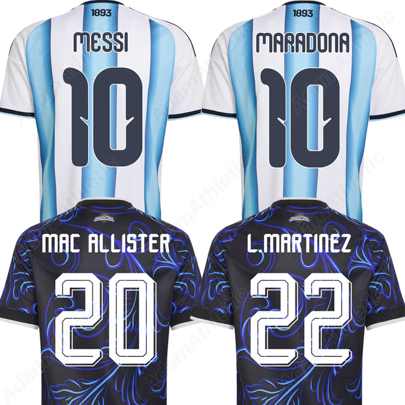 Argentine jerseys 2026 world cup MARADONA MESS1 women football shirts crop top kids kit 26 27 DE PAUL L.MARTINEZ MAC ALLISTER soccer jersey player version