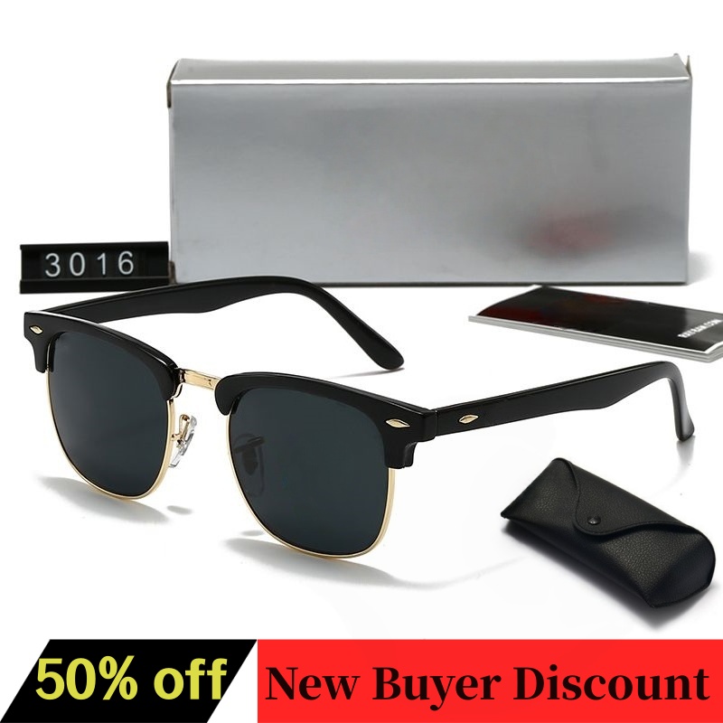 Sunglasses Women Polarized Classic UV400 Meta Sunglasses Men Designer Eyeglasses Metal Frame With Box bghW