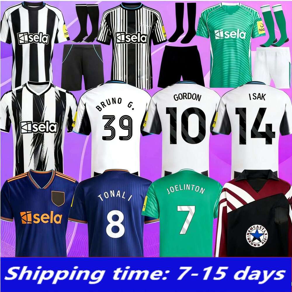 newcastled utd 25 26 27 Soccer Jerseys newcastle Bruno G Gordon ISAK Tonali WOLTEMADE ELANGA WISSA J.RAMSEY JOELINTON NUFC 2025 2026 2027 football shirt mens 666